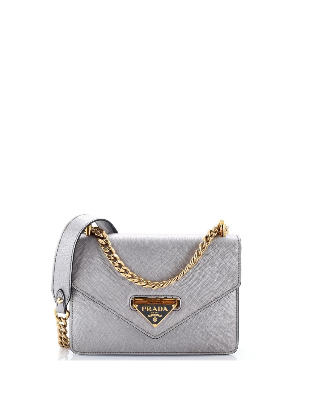 Prada Envelope Flap Chain Shoulder Bag #349155P13B